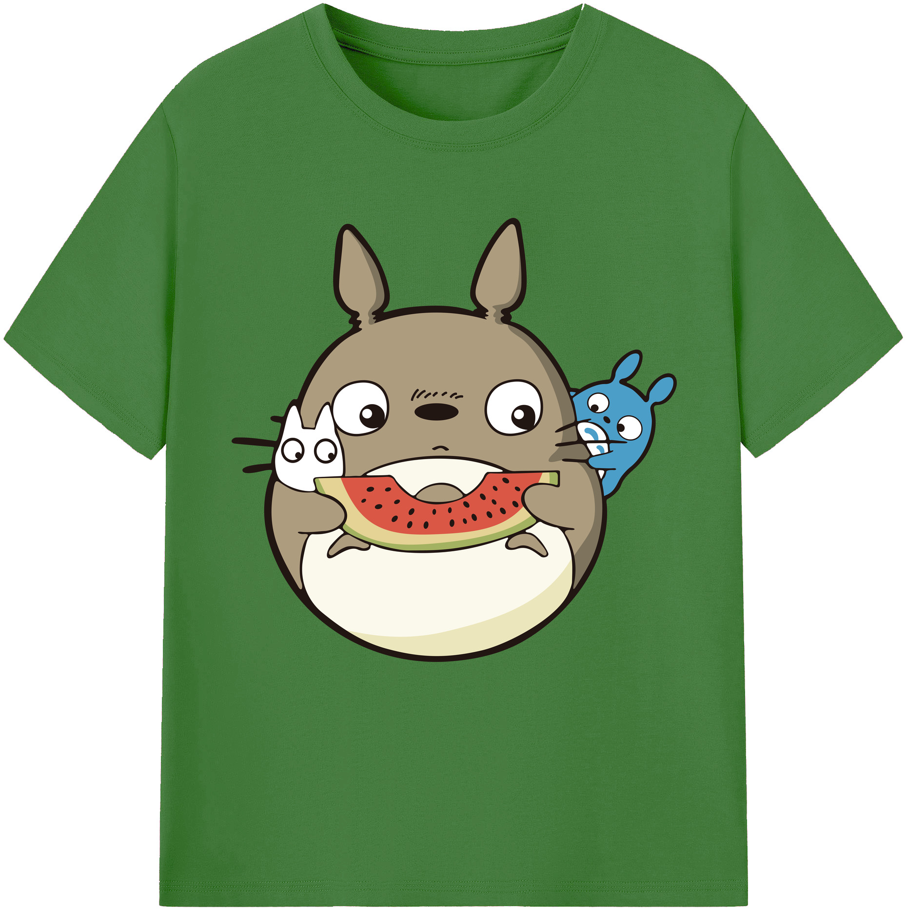 （画像用） となりのトトロ 草壁メイ 草壁サツキ My Neighbor Totoro Satsuki Kusakabe Mei Kusakabe レディースカジュアルプリントTシャツ（綿100％）